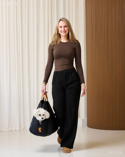 2-in-1 Hundetragetasche für kleine Hunde